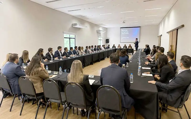 Espaço Quaresmeira montado para evento corporativo