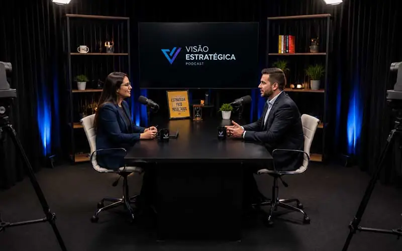 Studio Terras Altas durante uma gravação